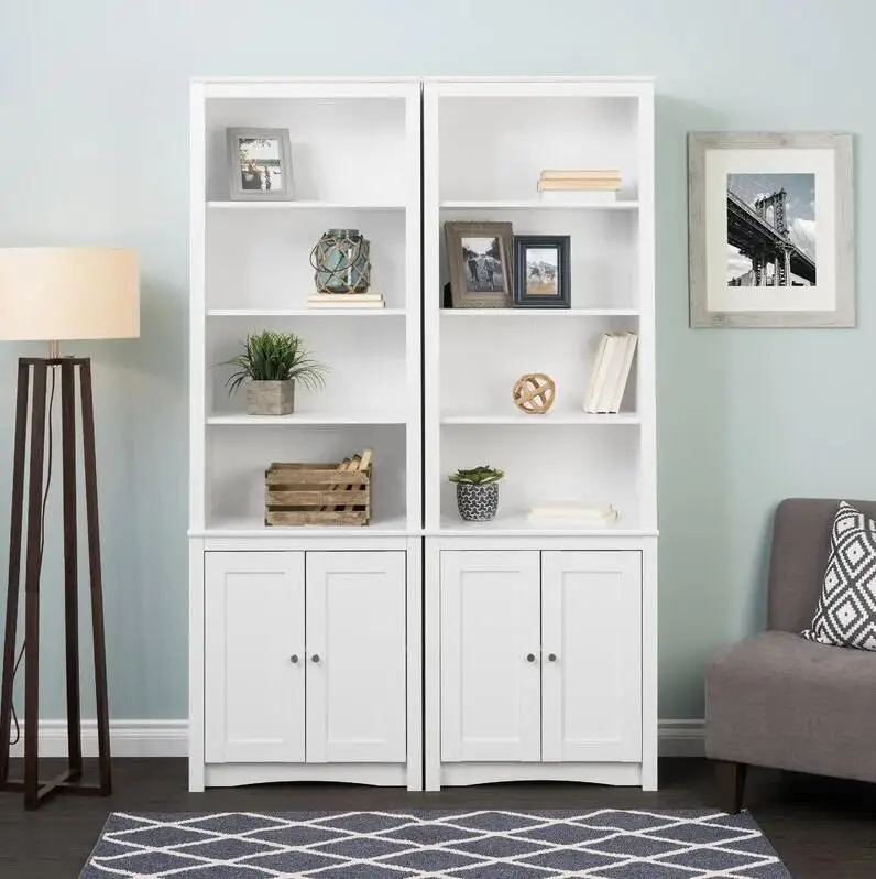 
Modern Furniture Bookcase With Wood shelf Home Bookcase Shelf Wood Library Bookshelves Industrial Bookshelf 