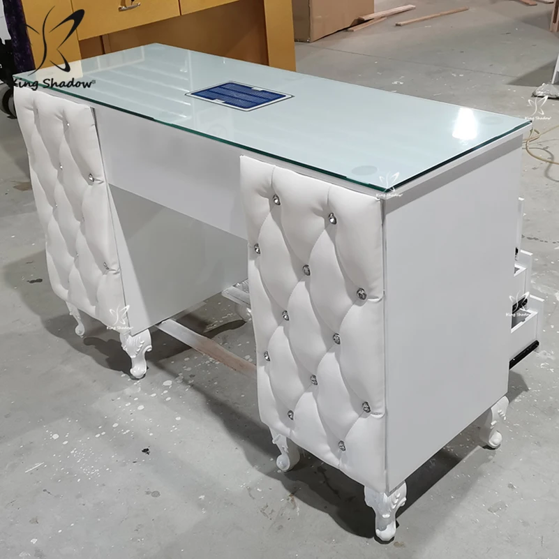 North European style nail salon furniture cheap nail table manicure table manufacturer