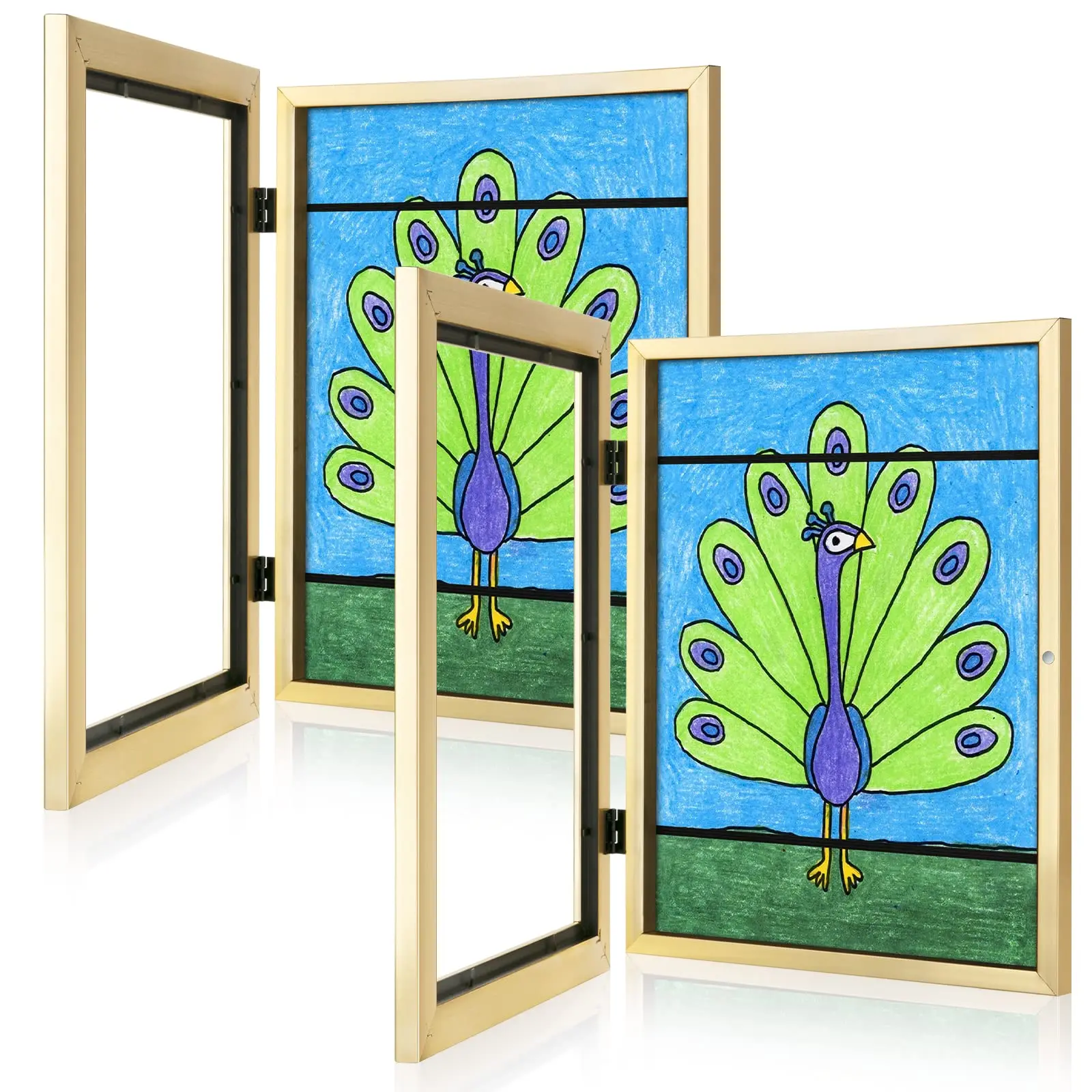 Kids Art Frames Opening Kids Art Display Frames Kids Art Display Frames Storage Frames Crafts Drawing For Kids Drawing Crafting