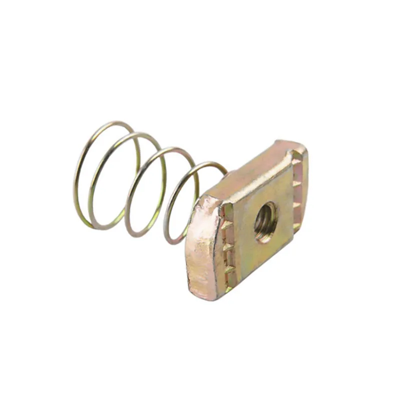 Гайка unistrut m10 гайка канала M6 M8 M10 M12 304 316 Пружинные гайки из нержавеющей стали