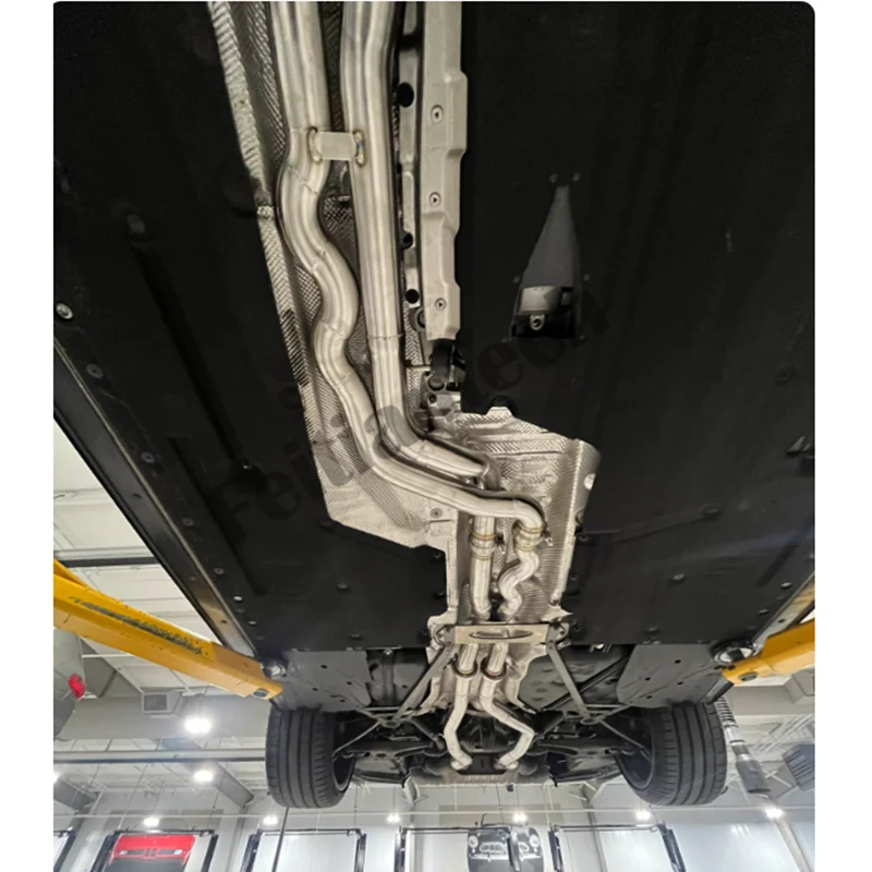 Труба средняя производительность для BMW M3/M4 F80 F82 F83 S55 3 0 T 2014-2019 из нержавеющей стали с одинаковой длиной выхлопной системы
