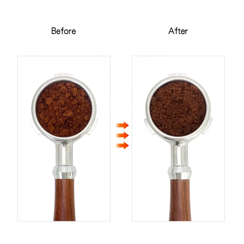 Special Hot Selling Beech Wood Material Barist Accessories Custom Needle Delonghi Distribution Tools Coffee Wdt Tool Espresso