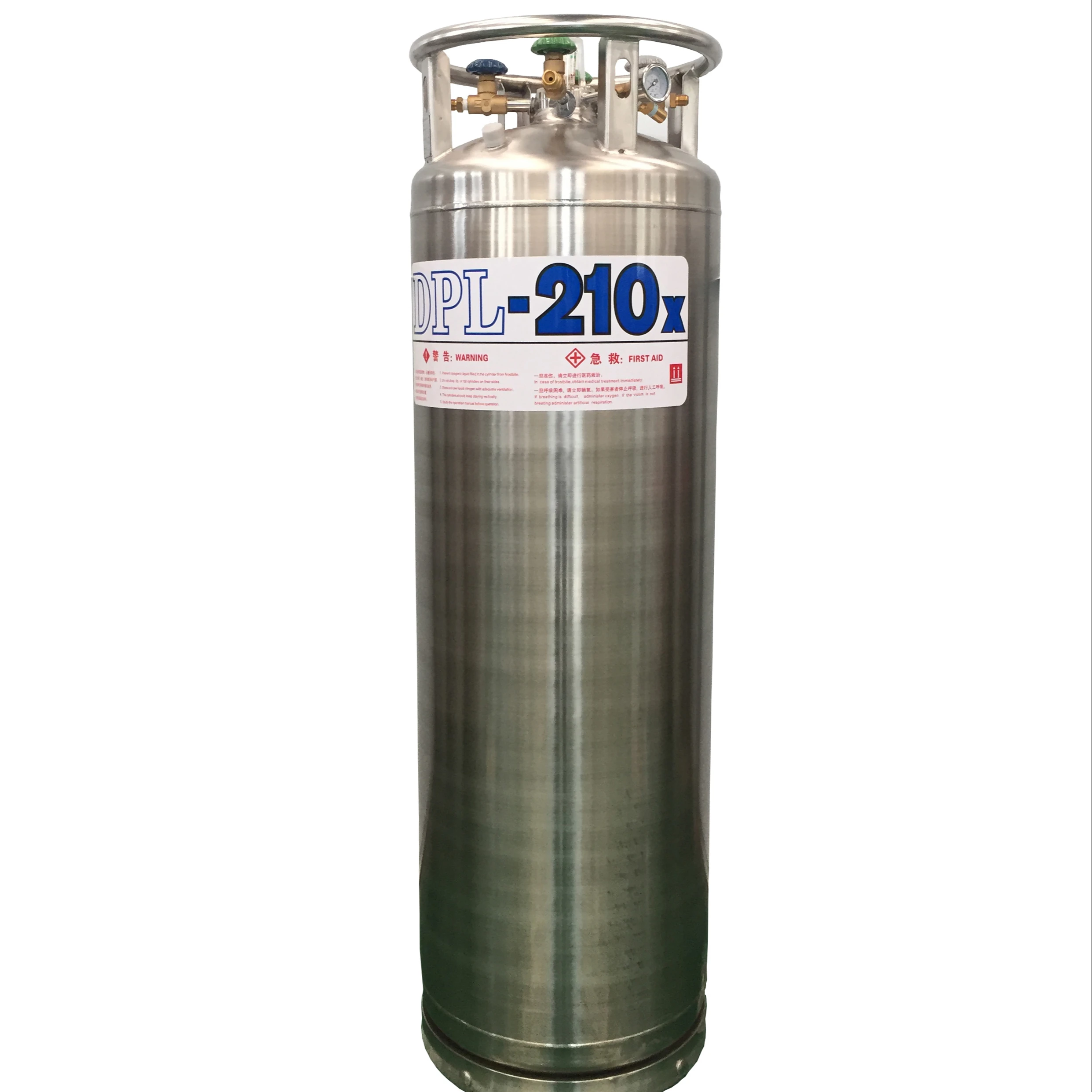 210l 1.4mpa Vertical Cryogenic Liquid Oxygen Nitrogen Argon Dewar Cylinder Dewar Vessel Price