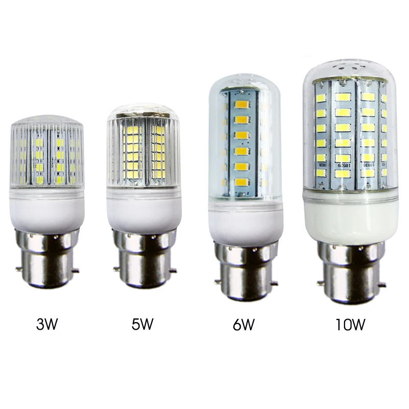 24V E27 LED Light Lamp Bulb Spotlight E26 B22 E14 Corn Bulb 10-30VDC 12V 24V OK