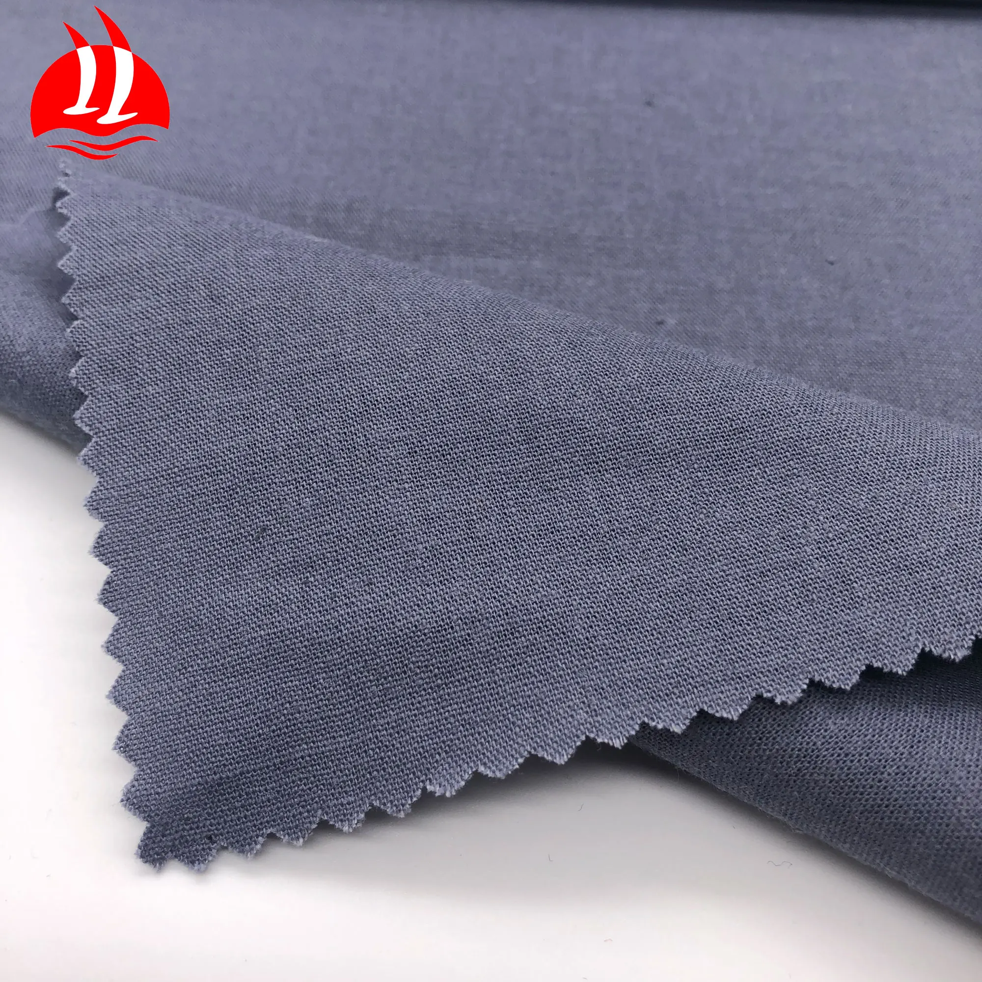 
grey bedding fabric biologic textile t shirt soft 100% hemp fabric 