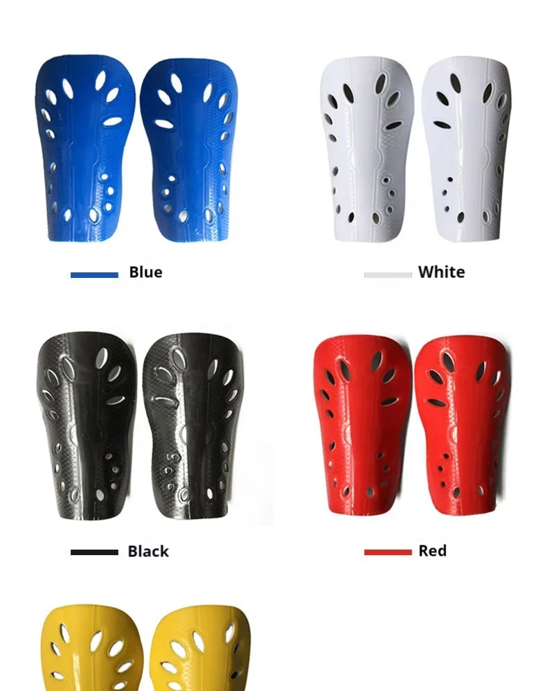 Factory Wholesale Football Shin Pad Custom Plastic And Resin material Soccer Shin Guards For Sports