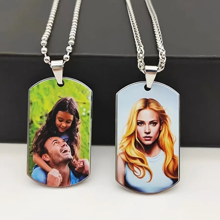 Bullet Necklace New Necklace Dog Tags Ball Chain Hip Hop Chains Cool metal Dog Tags For Men Gifts
