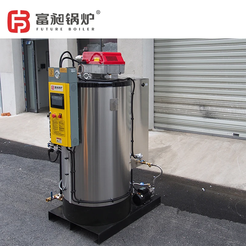 Small Vertical Diesel Oil LPG Natural Gas Fired Steam Boiler coal power plant light oil burner