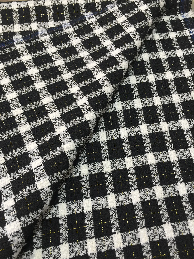 
quadrille plaid woven tartan design check pattern fabric for woman cloths 