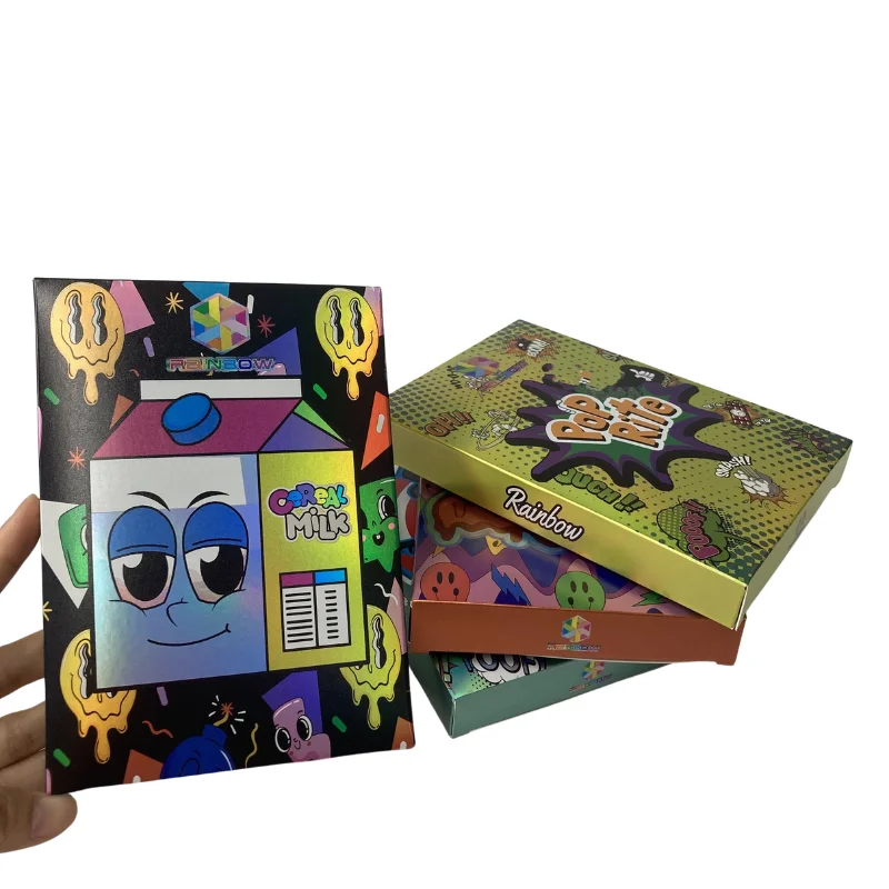 Wholesale Custom Logo Design Foldable Clothing Hoodies Paper Cereal Box Package Cereal Box Packaging for Clothes
