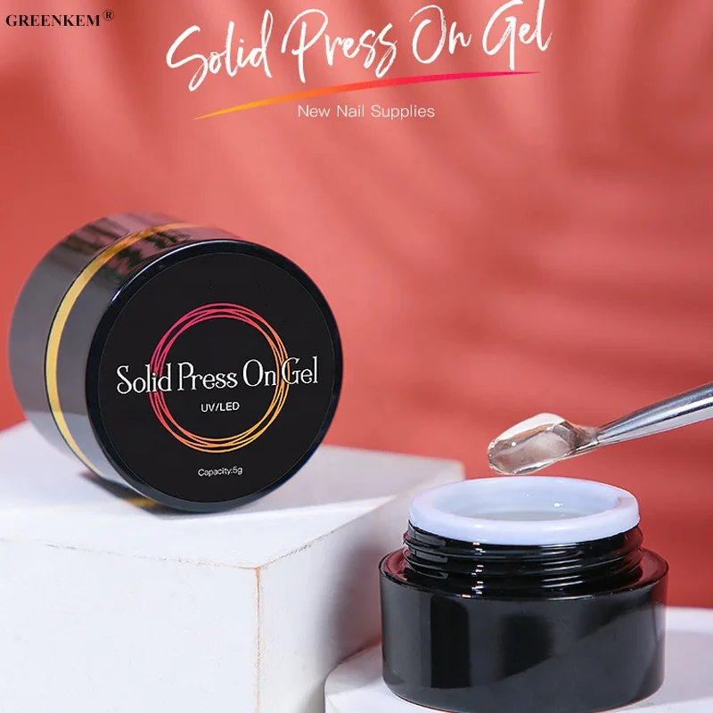 High Quality Professional Clear Glue Soak UV Nail Tips Glue Soft Gel X Nails Extension Tips Gel Solid Nail Tip Glue Gel