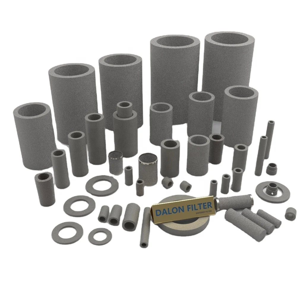 DALON Sintered 316L Porous Stainless Steel Filter Tube cartridge for Industrial Filtration System