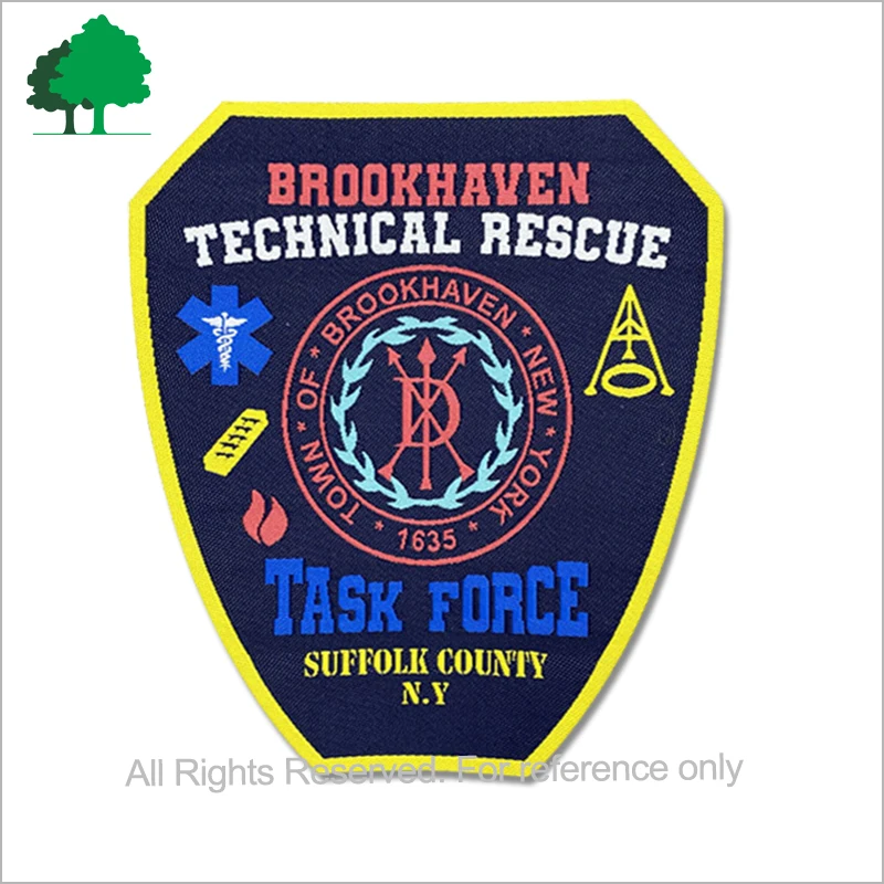 Cutomization Iron-on Backing woven Machine Embroidery For Motorcycle For Rider