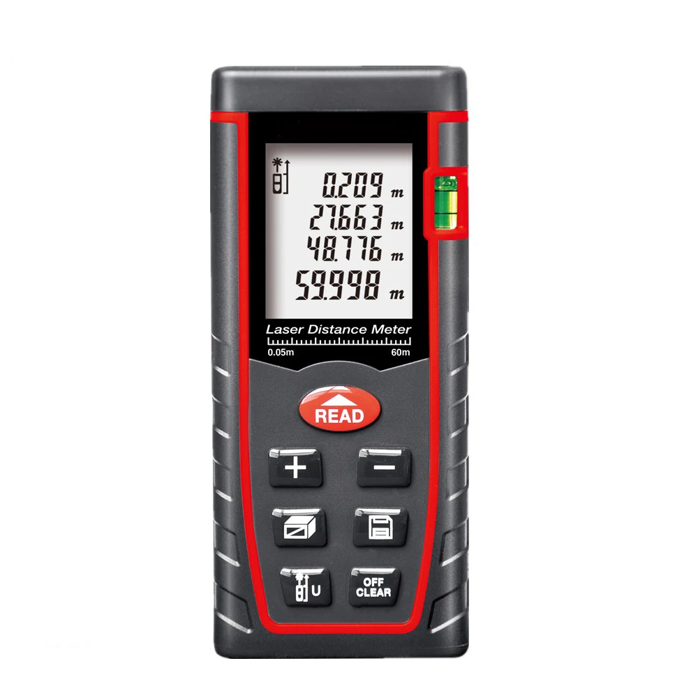 Цифровой лазерный дальномер 60 м, лазерные дальномеры