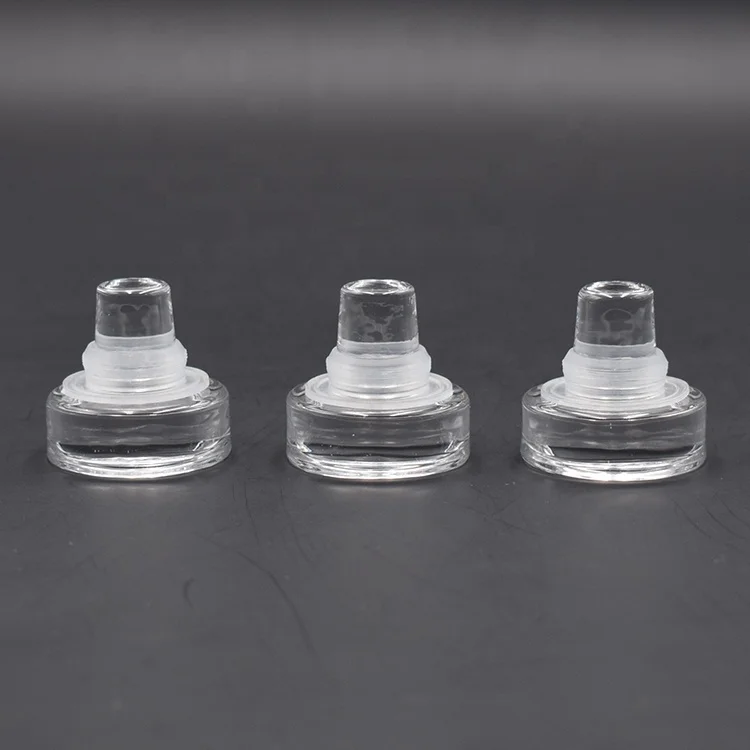 Glass Wine T Stopper for Liquor Bottles