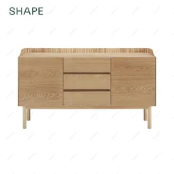 2022 современный роскошный шкаф-сервант из фанеры и твердой золы с двумя дверями и тремя ящиками