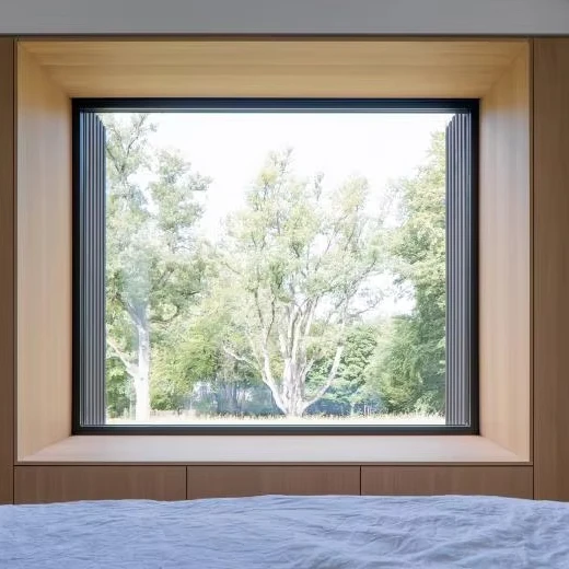 Modern black aluminum household shading and heat insulation quietness  windows buy goodies to enjoy the good life