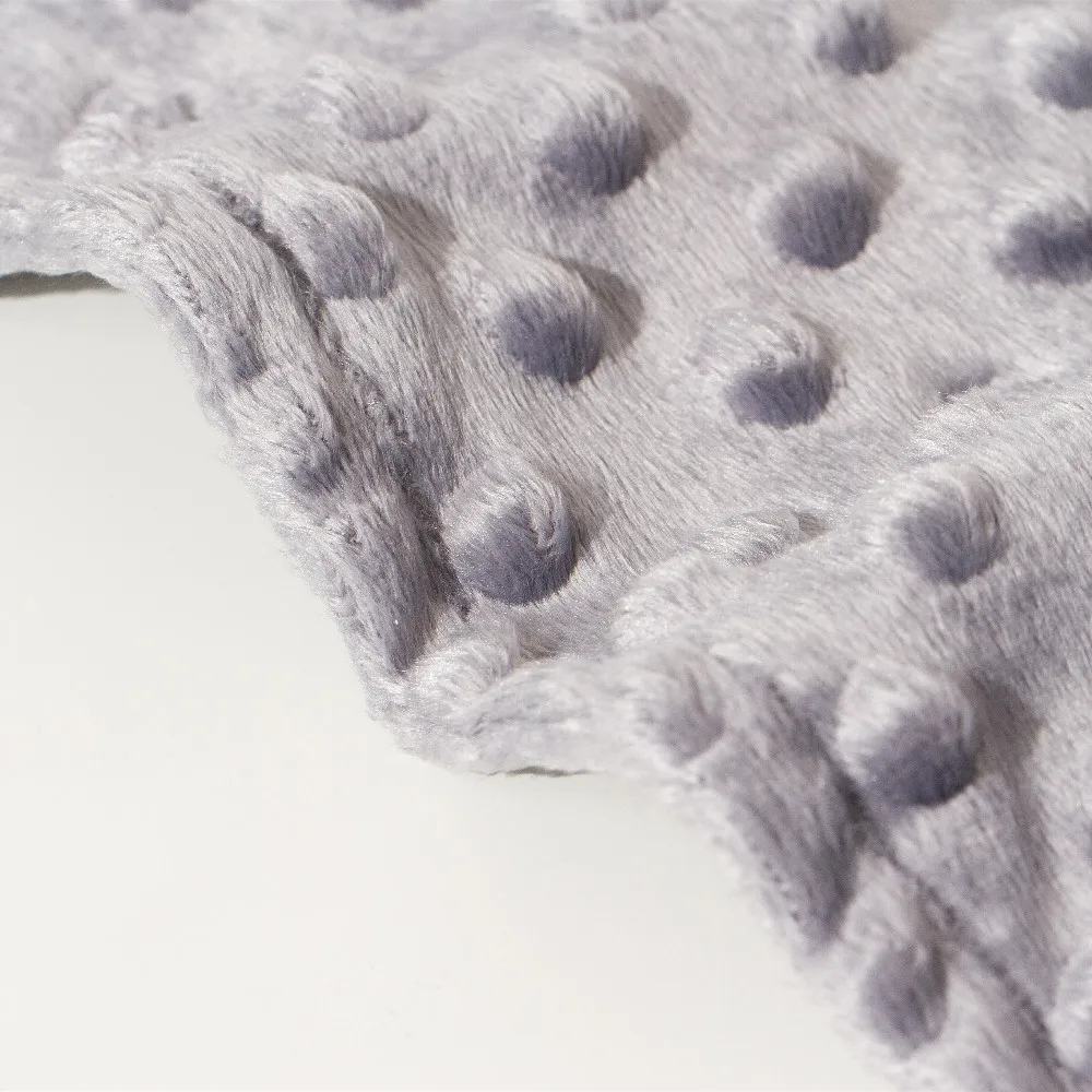 trending products 2023 new arrivals Soft Newborn Sherpa Fleece Warm Dot Minky Baby Blanket For baby