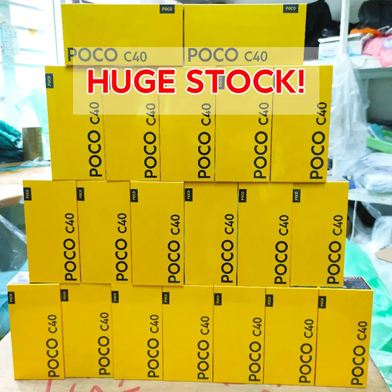 Global Version Xiaomi POCO C40 Smartphone 3GB 32GB / 4GB 64GB 6.71 Display 6000mAh battery Octa-core 13MP Main Camera Cellphone