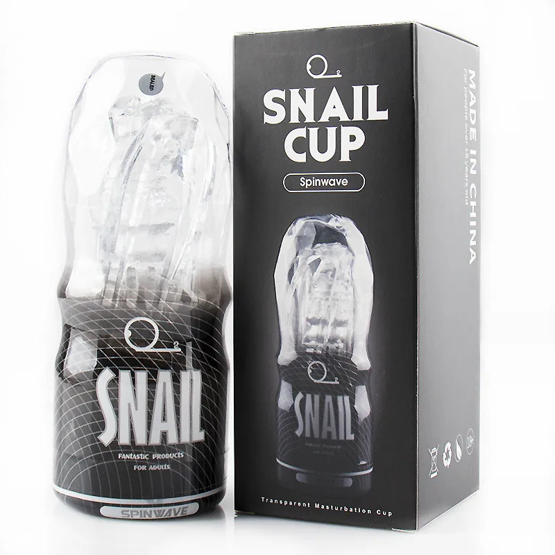 Big Ass Doll Sex Toys For Men Snail Transparent Aircraft Cup Pussy Masturbation Adult Sex Products Toys Male Penile Exercise Dev 15