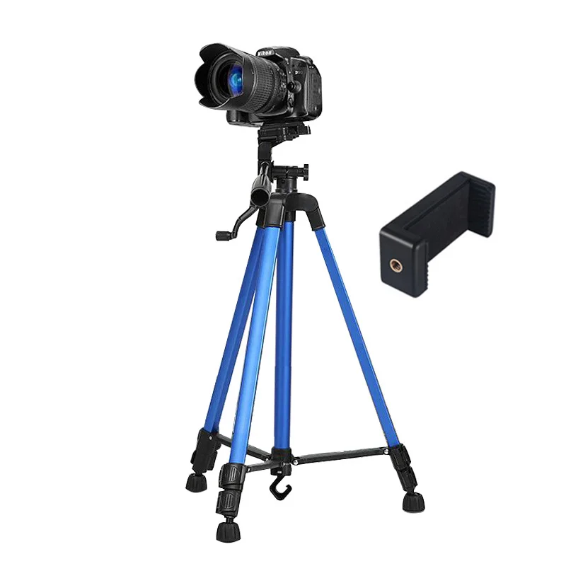 3366 Многофункциональный портативный 3 секции переносной легкий алюминиевый штатив для цифровой видеокамеры