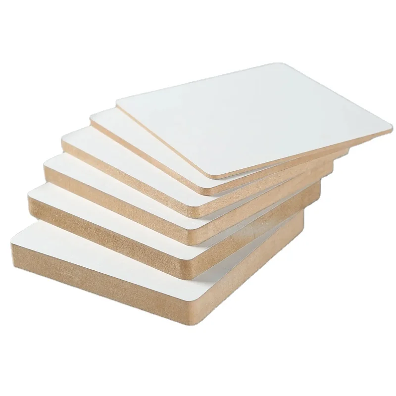 Китайская фабрика Melamina MDF белая ламинированная доска мебель из меламина для шкафа