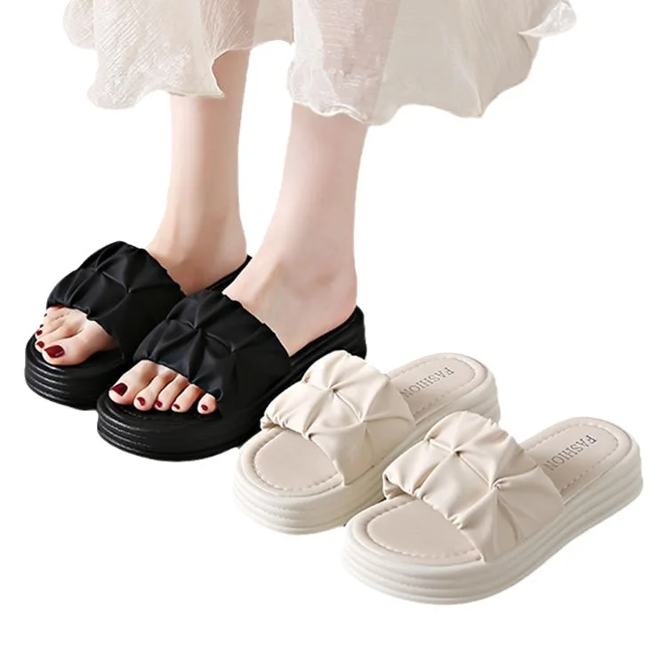 New arrival ladies sandals and slippers thick sole slipper female slippers designer