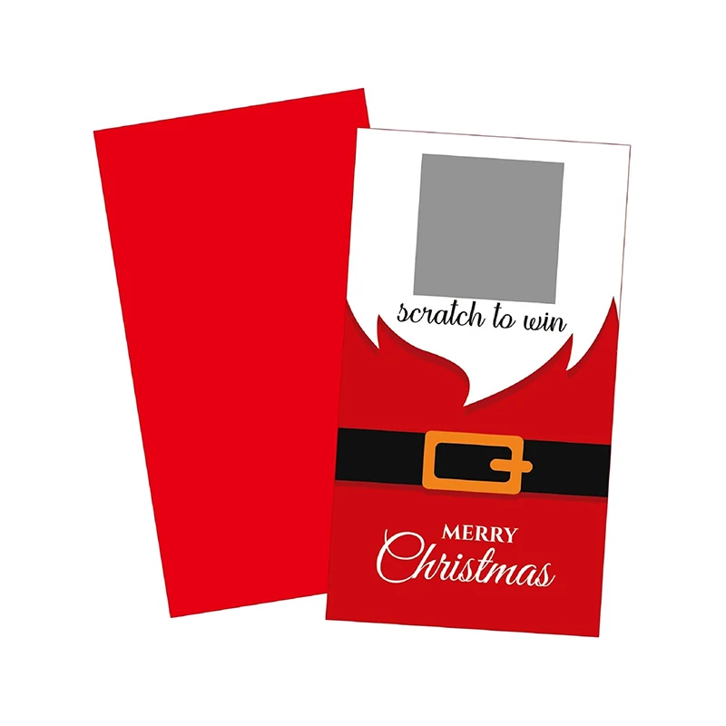 100 Pieces Gift Certificates Scratch Cards for Small Business for Small Business Personalized Blank Gift Cards