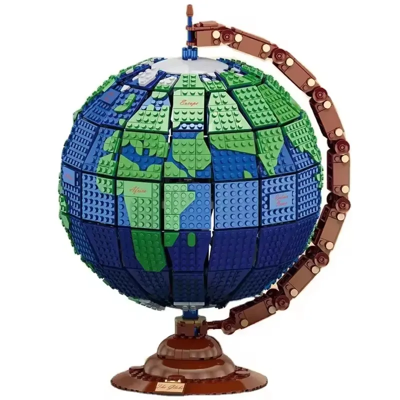 2420pcs Creative High-tech Globe Models Mork 031001 DIY Earth Educational Building Blocks toy