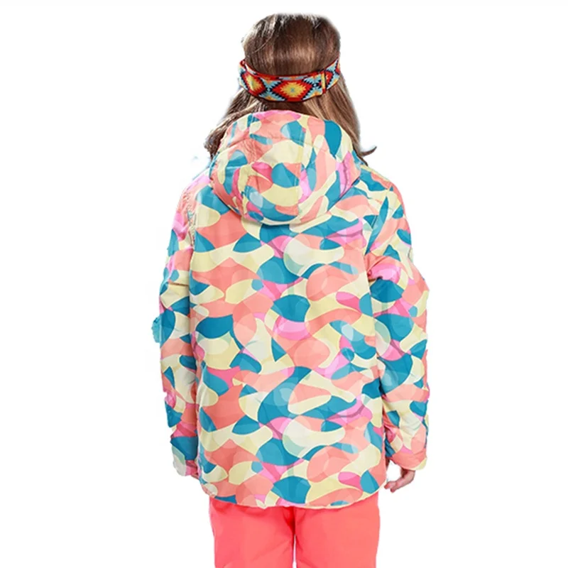 
High Quality Waterproof Thermal Boys Winter Insulated Outdoor Warm Snowboard Ski Jacket for Kids 