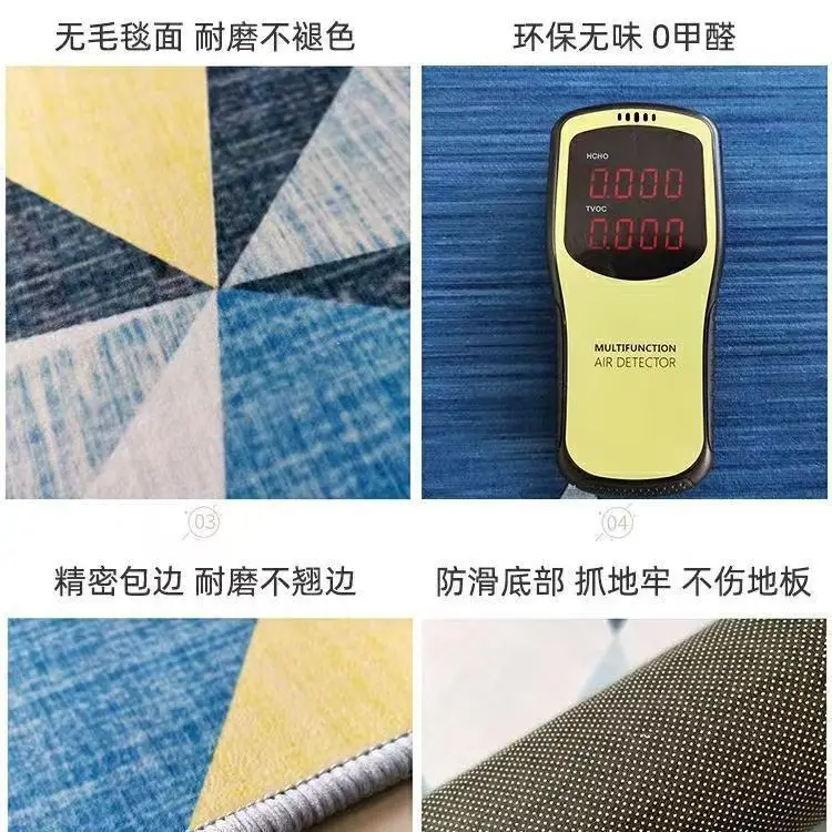 Wholesale Hot Selling Custom Area Rug Crystal Velvet Digital Printed 3d Carpet machine washable Carpets and Cugs