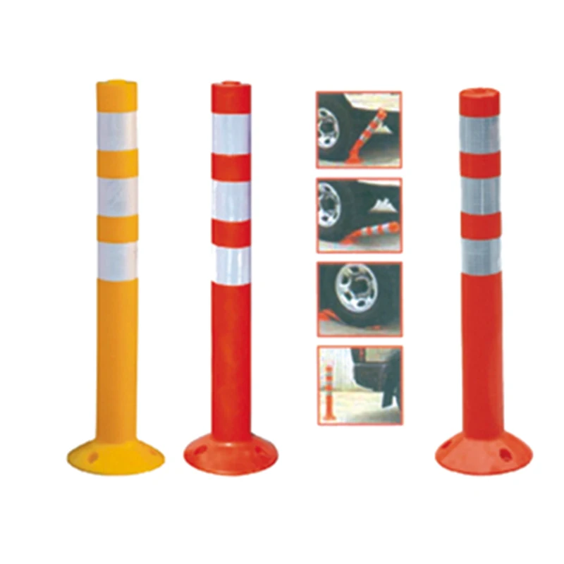 SH-X061 PU sping post Road Divider Flexible Warning Post Traffic Pole Traffic bollards flexible delineator post