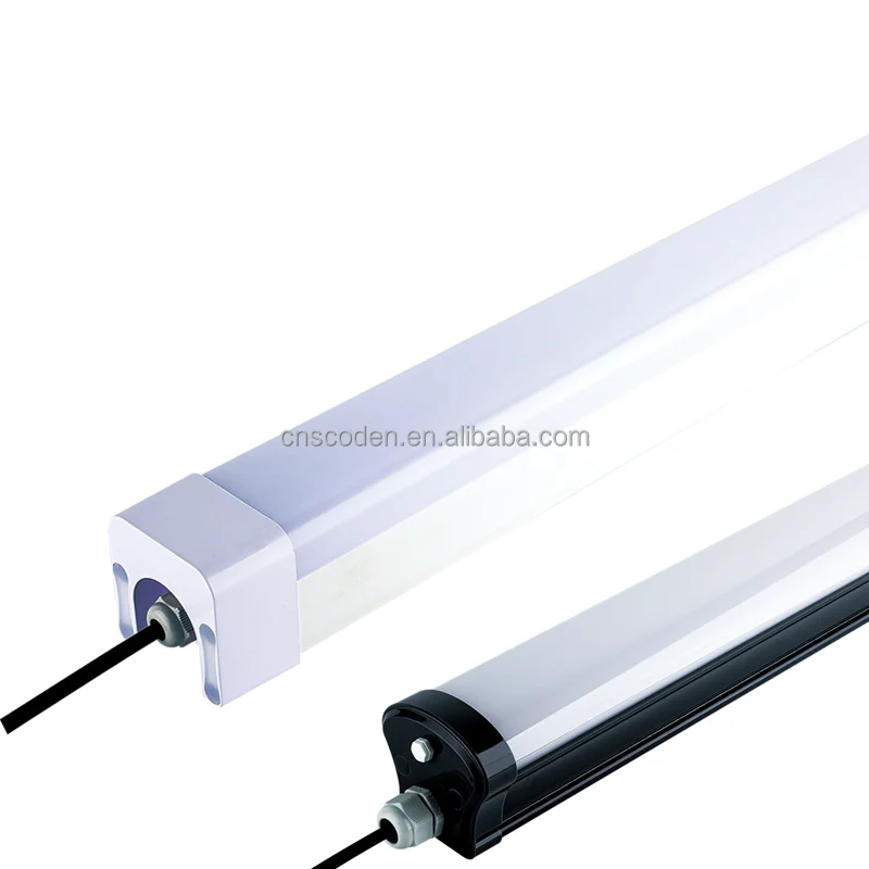 Indoor and Outdoor Waterproof IP65 LED Linear Vapor Proof Luminaire Tri-proof Lamp Fixture for Warehouses Made in China