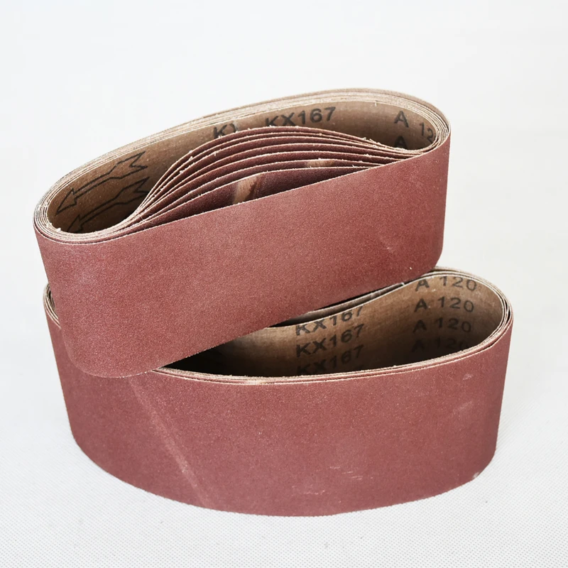 kx167 aluminum oxide sanding belts for wide belt sander free sample