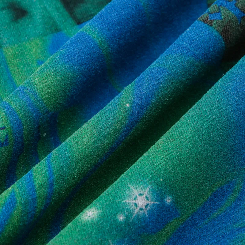 AIPA Custom Oem 220 Gsm Washed T Shirt 100% Cotton Virgin Mary Digital Printing Casual High Street Streetwear Top Tees