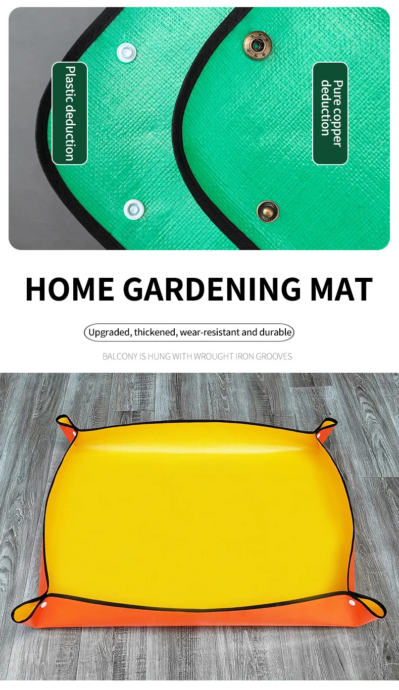 50*50cm 66*66cm 1m*1m Home repotting transplanting pot soil mat garden tools s change pot planting operation flower garden mat