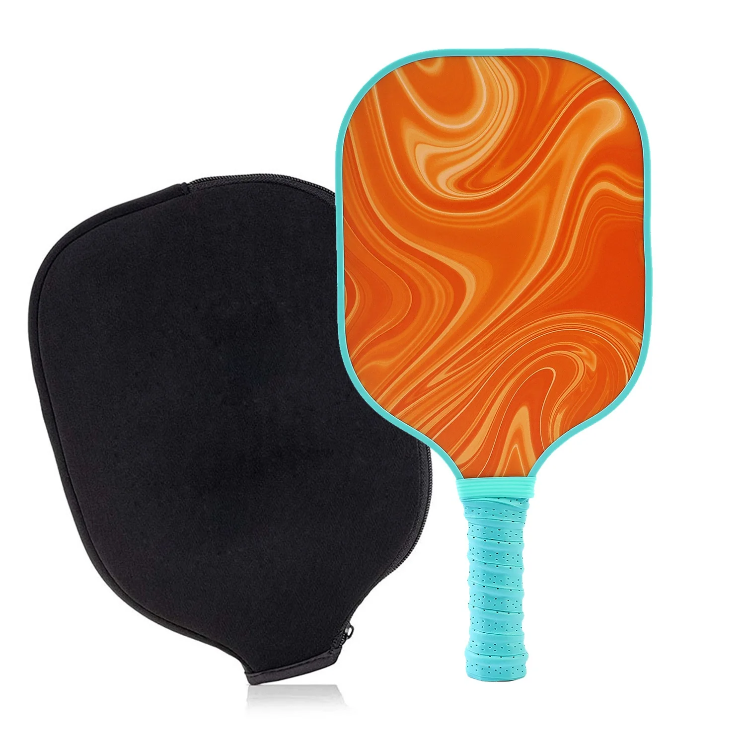 Sport Custom Logo Pickle Ball Foam Core Edgeless Thermoform T700 Carbon Fiber Pickleball Paddle
