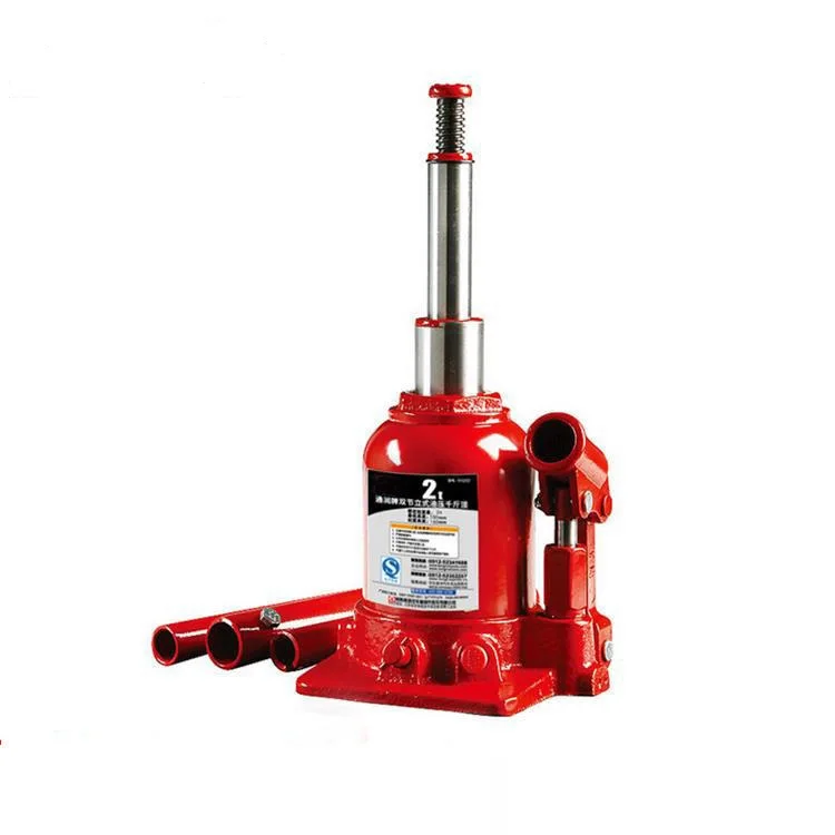 2-тонный Телескопический двухступенчатый автомобильный гидравлический домкрат