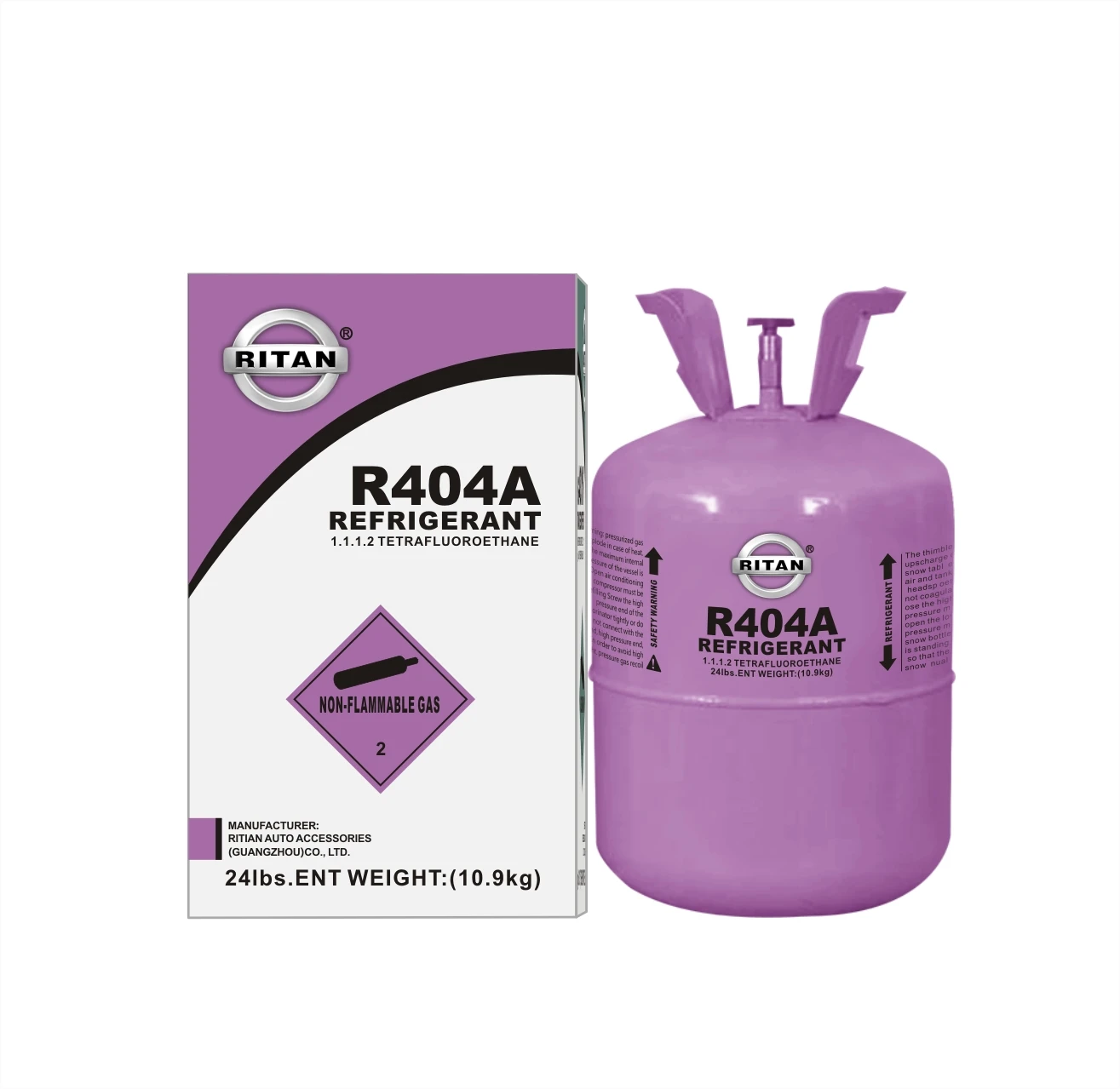 
Refrigerant gas R404 CAR air-conditioner gas 13.6kg 99.9% 
