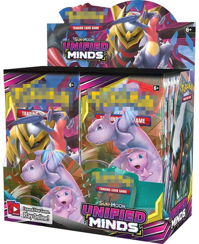 Factory Good Quality Poke mon Trading Cards Booster Box 360 Pcs/box Unified Minds CHILLING Playing Carte Poke mon Gx EX Cards