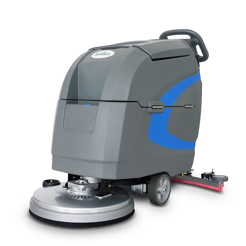 Battery Power Mini Floor Walk Behind Automatic Floor Scrubber Cleaning Machine