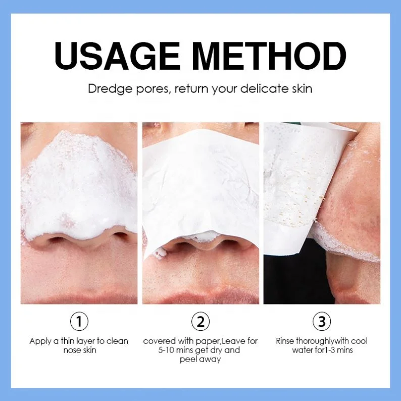 Peeling Anti acne Deep Cleansing Face Mask Pore Strip Blackhead Remover Mask Original Cream Aloe Vera 30G