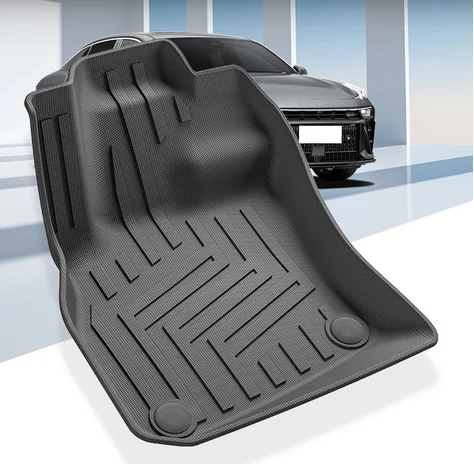 Foot Pad 3D TPE Car Interior Accessories Car Floor Mat Rear Cargo Boot Liner Trunk Mat Waterproof For LYNK&CO 03 2023 Geely