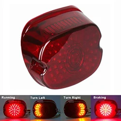 Дымовая линза, стильный светодиодный задний фонарь, стоп-сигнал поворота для моделей Harley Sportster 1200 Dyna FXST