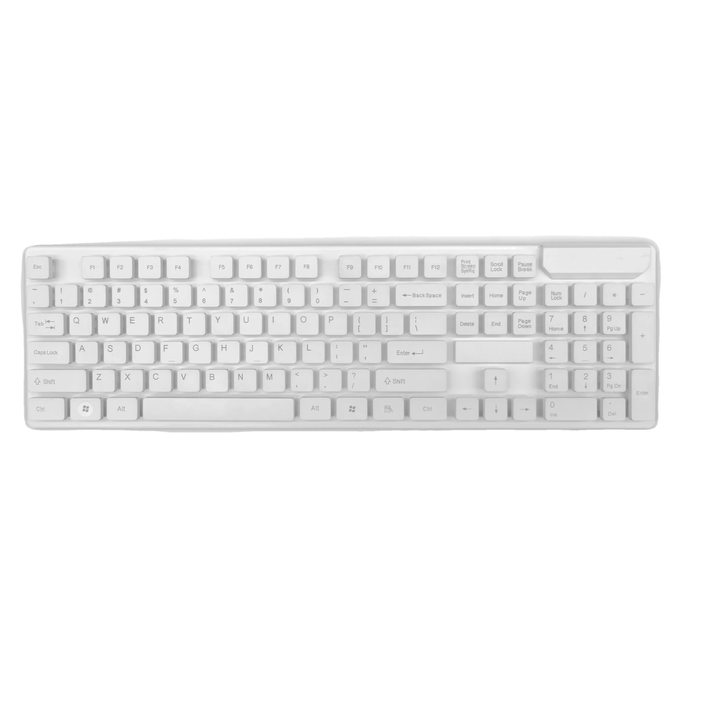 Portable multi-media membrane chocolate keycaps ergonomic wireless hebrew keyboard