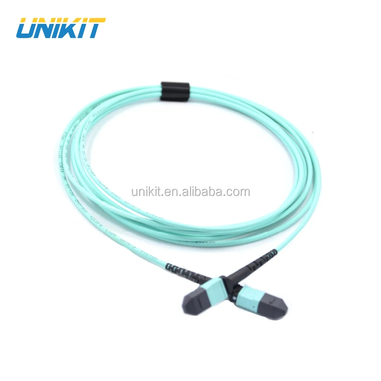 Заводская Настройка высокого качества OM3 12 ядер MPO (мама)-MPO (мама) OM3 50/125 Круглый 3,0 мм LSZH Тип B MPO патч-корд
