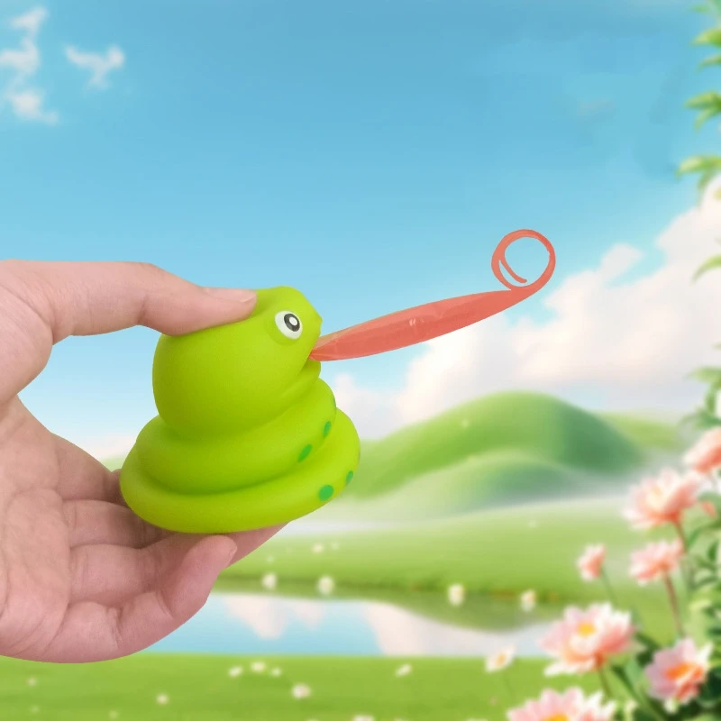 Funny New Strange Decompression Fidget Toy Pinch Tongue Frog Rebound Vent Soft Dinosaur Kids Anti Stress Squeeze Toy for Adult