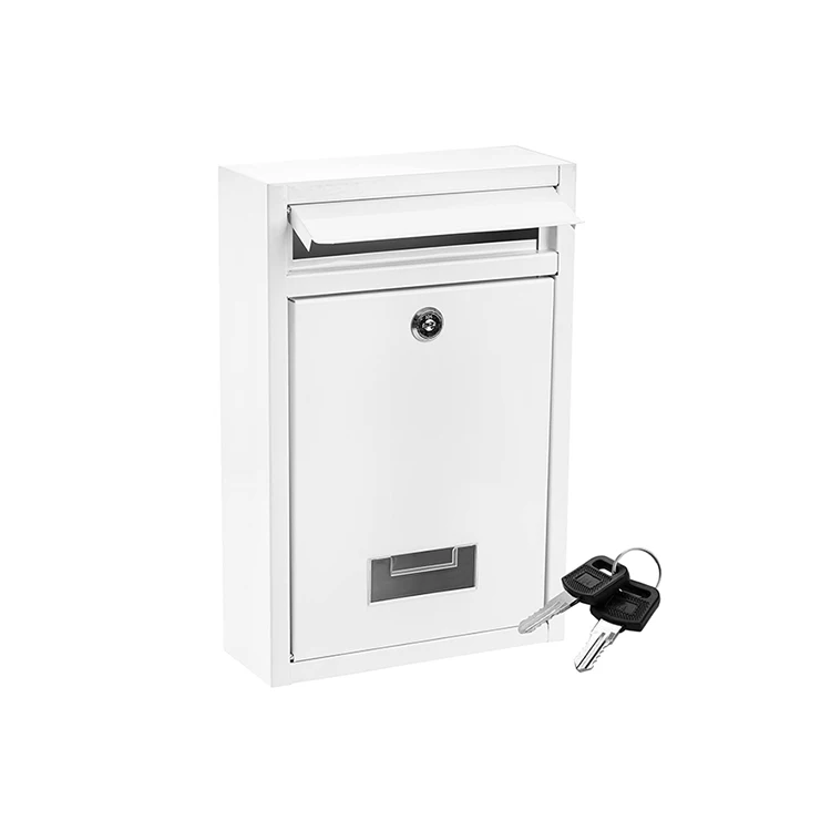 JH-Mech Mailbox with Key Lock for Envelope and Letter Easy Installation Wall Mount Outdoor Parcel Mailbox