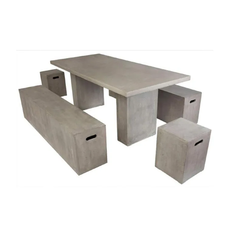Best Seller Outdoor Patio  concrete Table modern  design Outdoor garden set