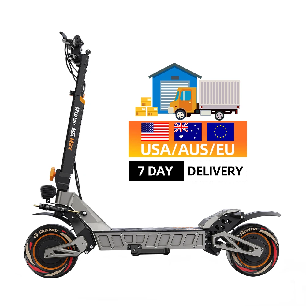 RuiToo M6Max  60V 21AH New Model 2800W Dual Motor 5600W 2 Wheel Wholesales Low Price Teenager Electric Scooter
